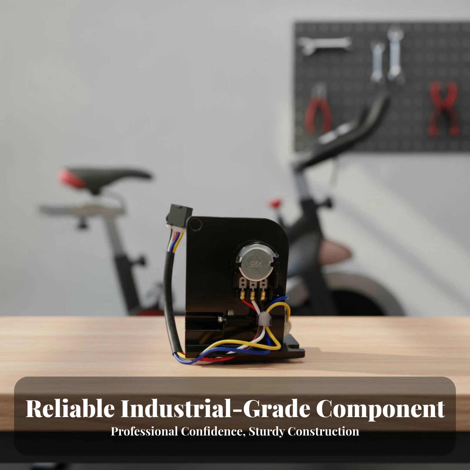 Compact Motor Assembly with Plug Connector for Fitness Equipment Maintenance and Repair Parts