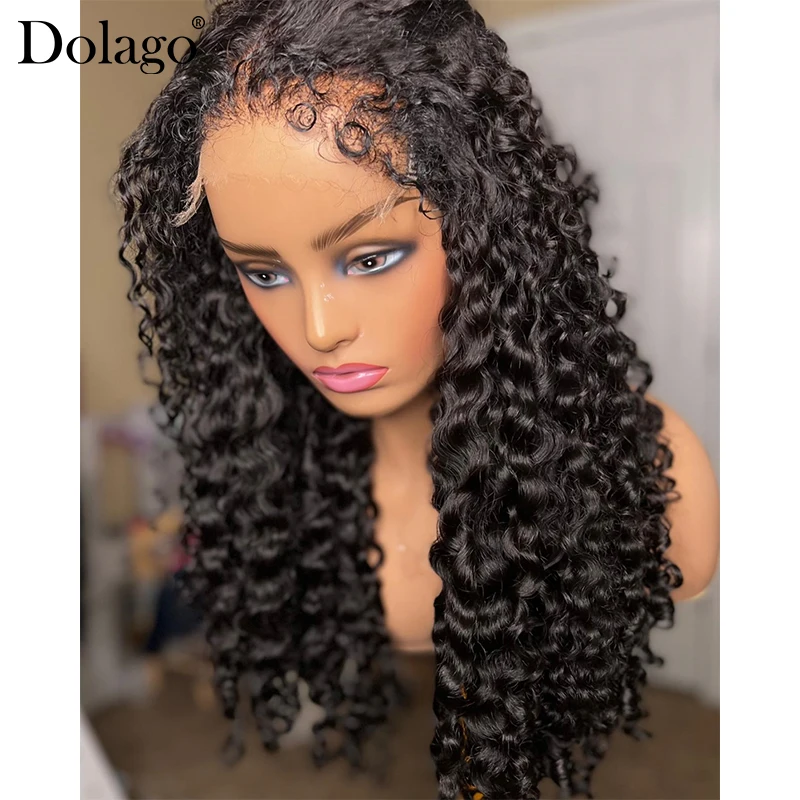 Preplucked Full Lace Human Hair Wigs Loose Curly Lace Front Wig For Black Women Glueless Frontal Wig Human Hair Ready To Go Wear