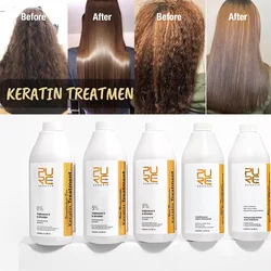 0%/5%/8%/12% Keratin Hair Straightening Treatment For Curly Frizzy Hair Smoothing Care Brazilian Keratin Salon Products 1000ml