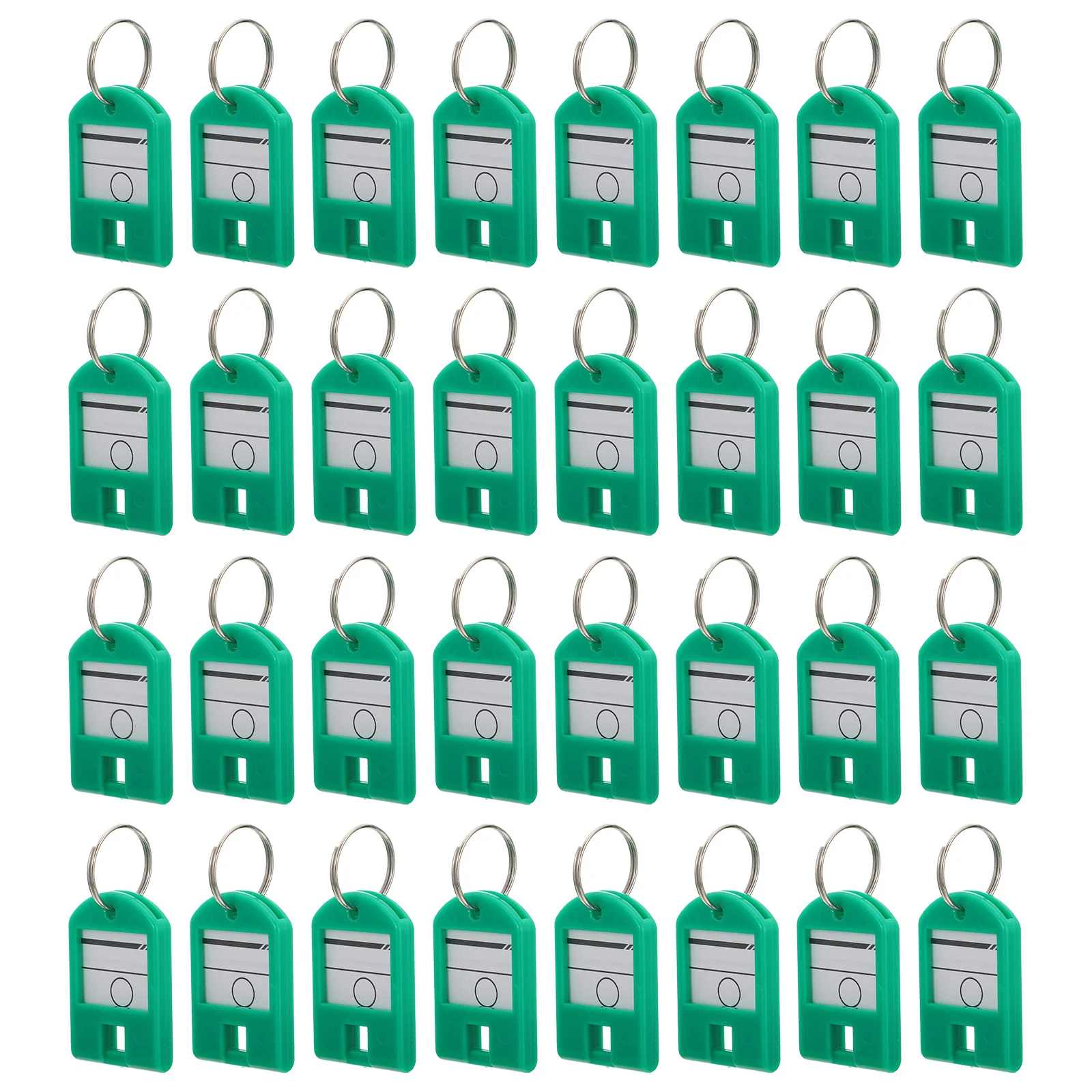 

50Pcs Portable Key Chain Id Tags Rustproof Number Labels for Travel and Daily Use Key Tags Luggage Tag