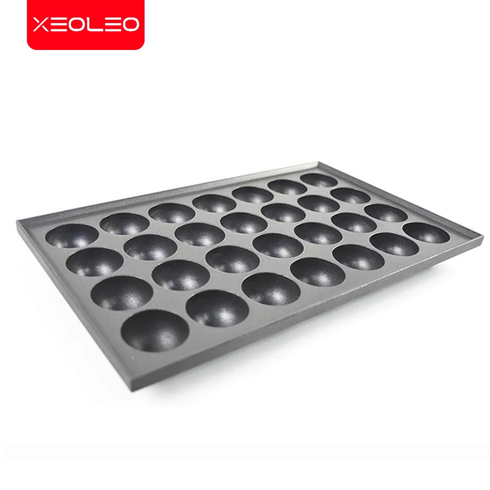 XEOLEO Takoyaki Maker Fish Ball Furnace LPG Gas Octopus Balls Machine Non-stick Pan Stainless Steel Fish Ball Maker