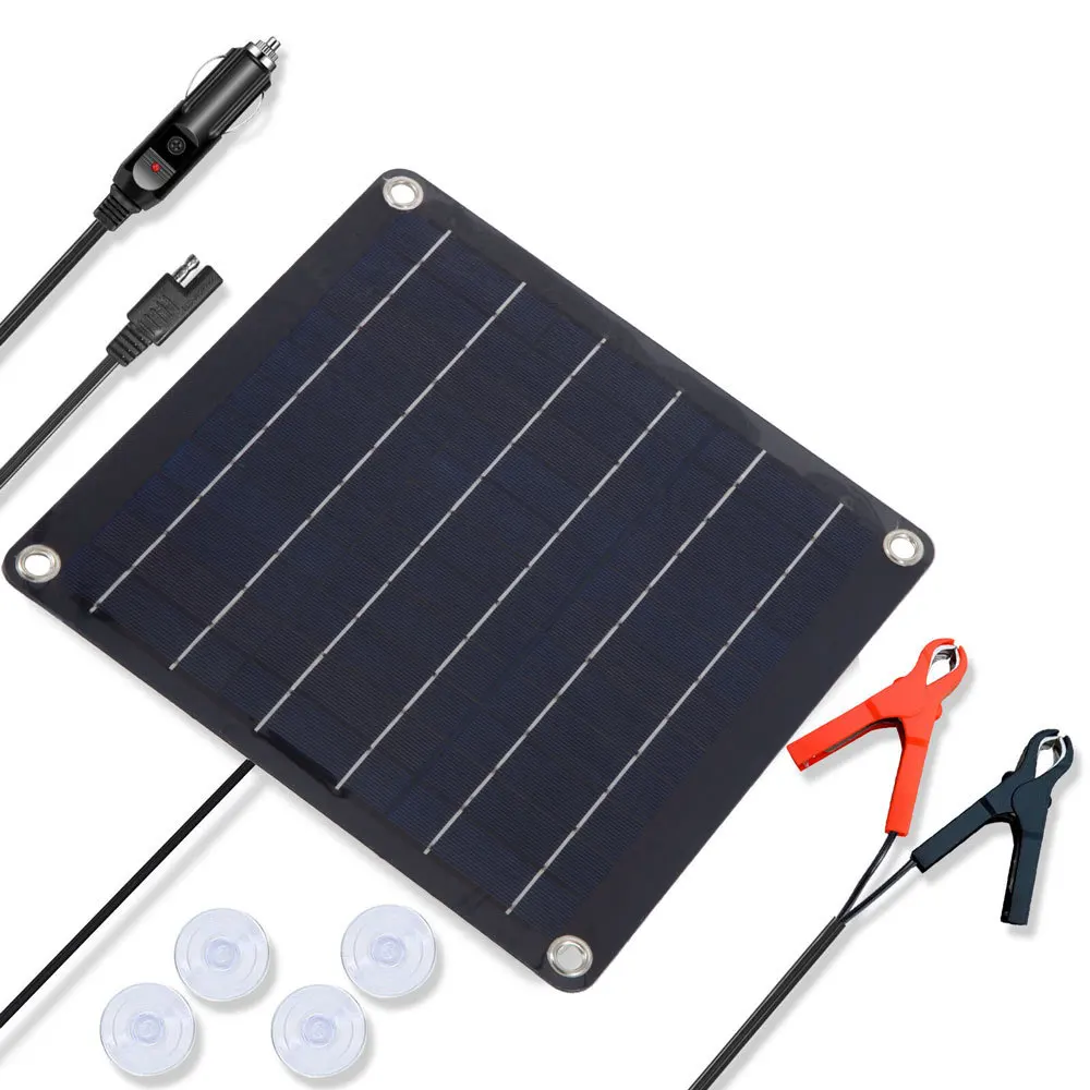 Polycrystalline 10w Solar Panel Controller Set 12v18v Mobile Energy Storage Caravan Suitable For Charging Car Batteries