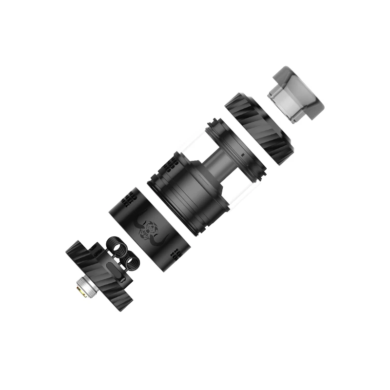 أحدث Hellvape Hellbeast RTA البخاخة ملء علوي 4.5 مللي ملف مزدوج 810 طرف بالتنقيط واسع Vape Mod التوافق السجائر الإلكترونية #2