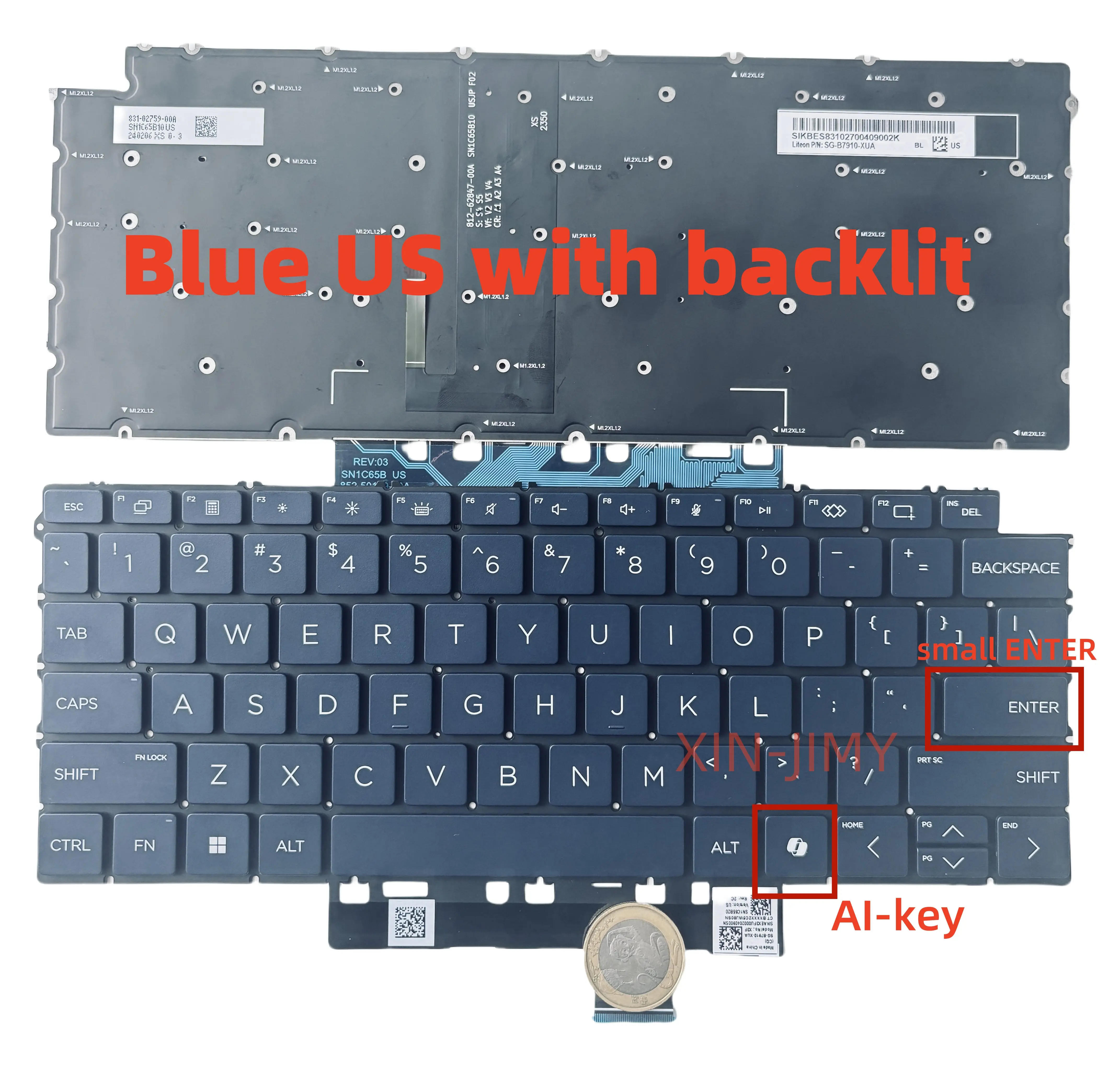 

US backlit Keyboard For HP OmniBook Ultra 14-FD 14-FD0000NA 14-FD0047nr 14-FD0013dx 14-FD0004NA 14-FH 14T-FH000 14-FH0005NA