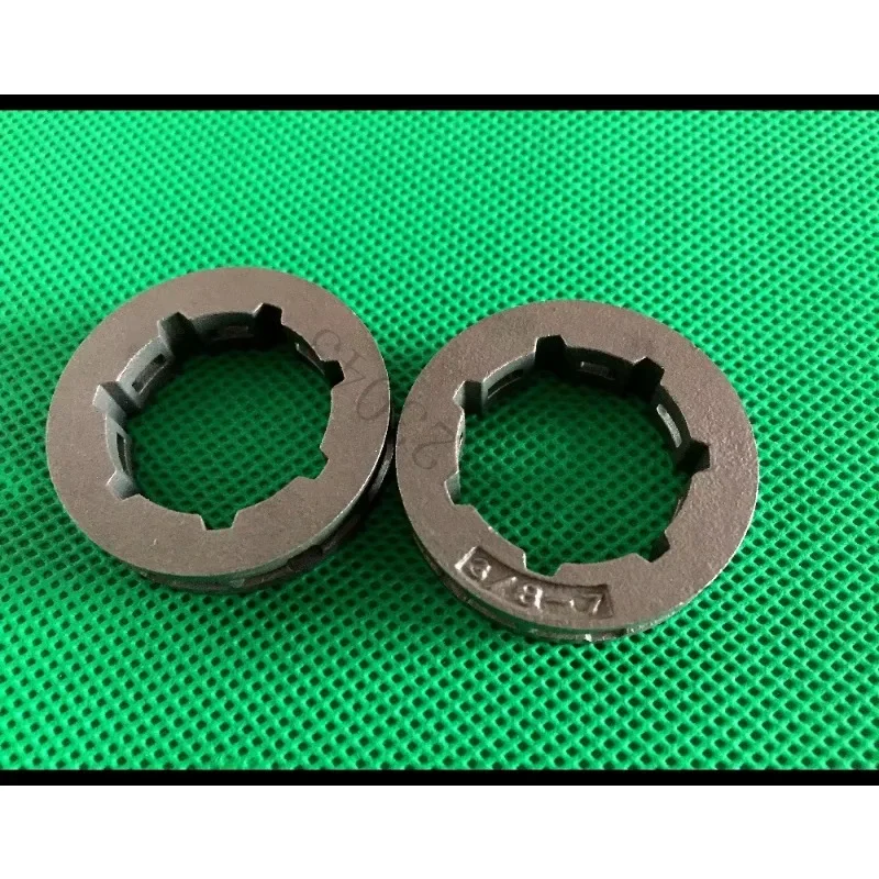 Husqvarna 체인톱용 클러치 림 스프로킷, 61 66 266 268 272 362 365 371 372 385, 3/8 인치, 7T, 10 개