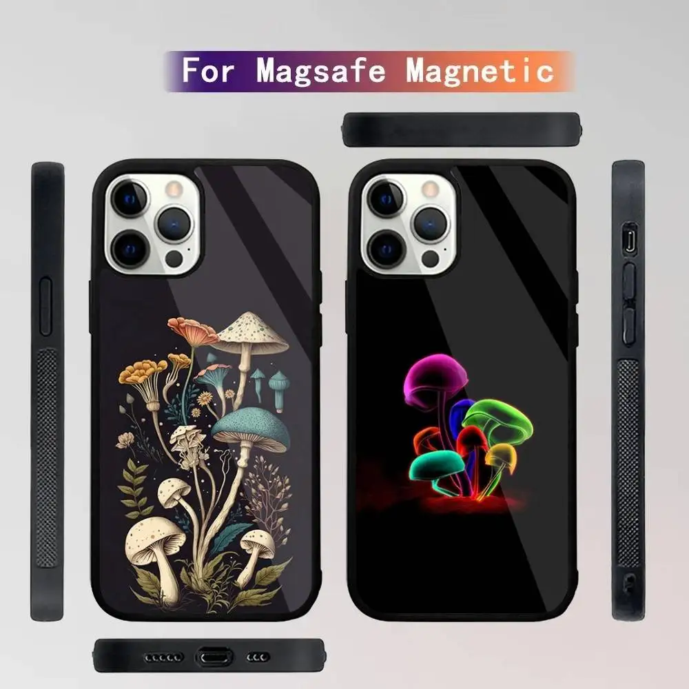 

Plant Mushroom Cool Phone Case For iPhone 16,15,14,13,12,11,Plus,Pro,Max Mini Magsafe Magnetic Wireless Charging