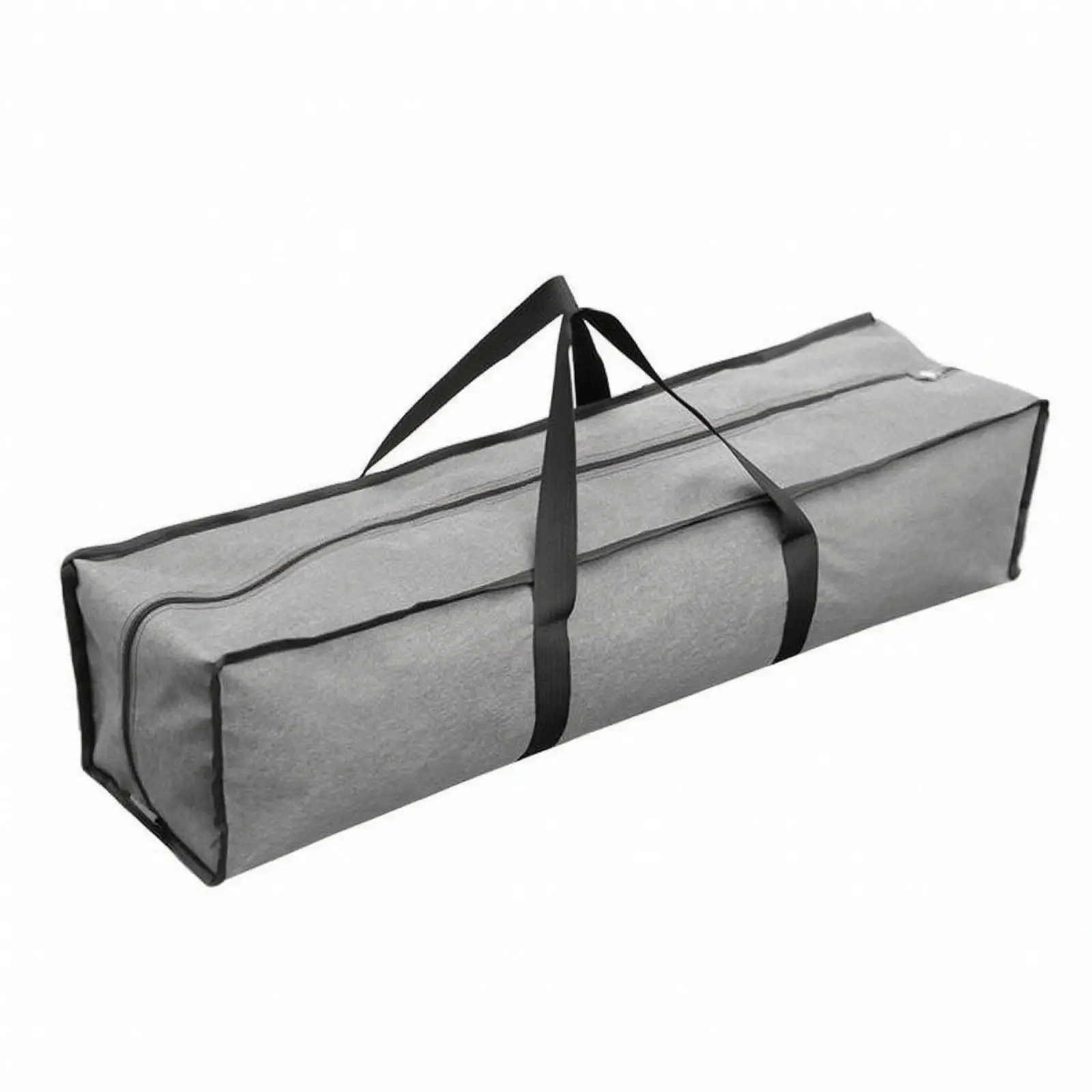 Long Storage Bag with Handles Padded Rectangular Gear Bag with Zipper Camping Gear Organizer Portable Carrying Case Heavy-Duty