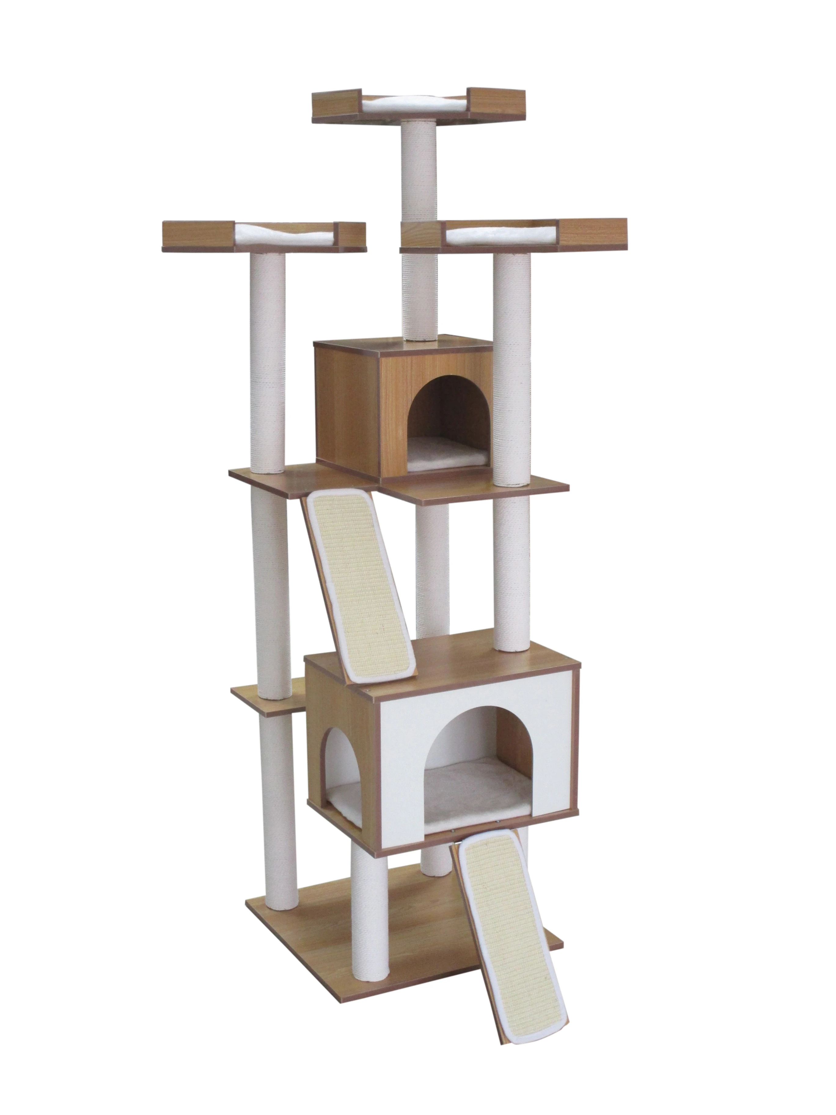 In Economical Cat Tree&Sisal Covered Posts Large Cat House