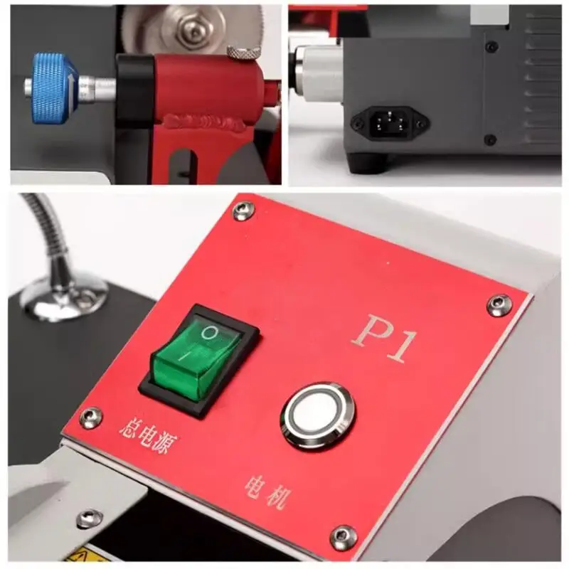 P1 Vertical Horizontal Milling Key Machine Single Head Flat Tooth Key Machine Universal Key Duplicator Suitable for Any Pin Lock