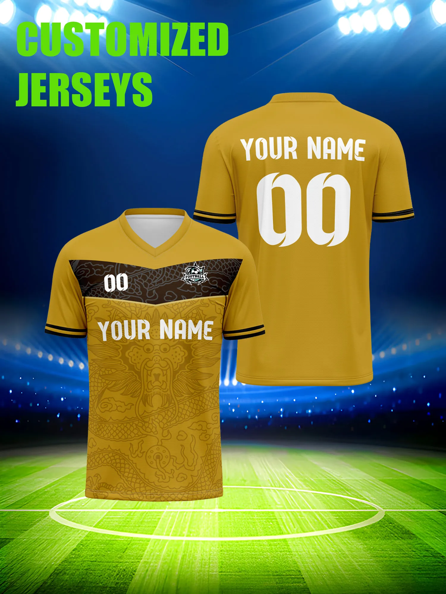 

Спортивная футболка унисекс с V-образным вырезом для взрослых и детей, с индивидуальным именем и номером, быстросохнущая, модная, с сублимационной печатью, 2026 год