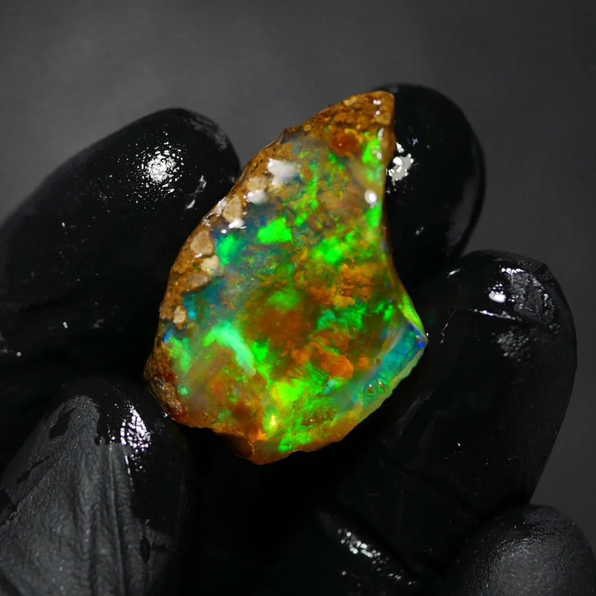 Natural Ethiopian Opal Rough 25-80CT Genuine Fire Opal Collector Stone Randomly Selected One