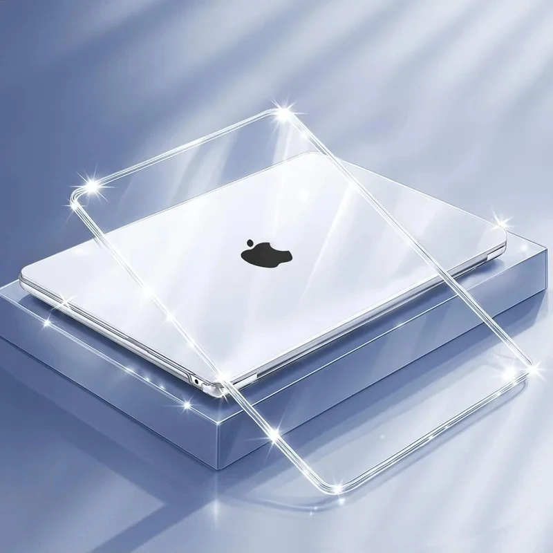 2026 Laptop Case for MacBook Air 13.3 15.3 Inch Shell Mac M5 M4 M3 M2 M1 Chip, MacBook Pro 13.3 14.2 16.2 Max Crystal Cover