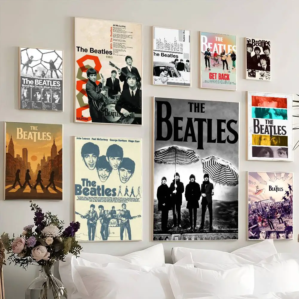 Famous Rock Band The B-B-Beatles-es Classic Vintage Posters 
