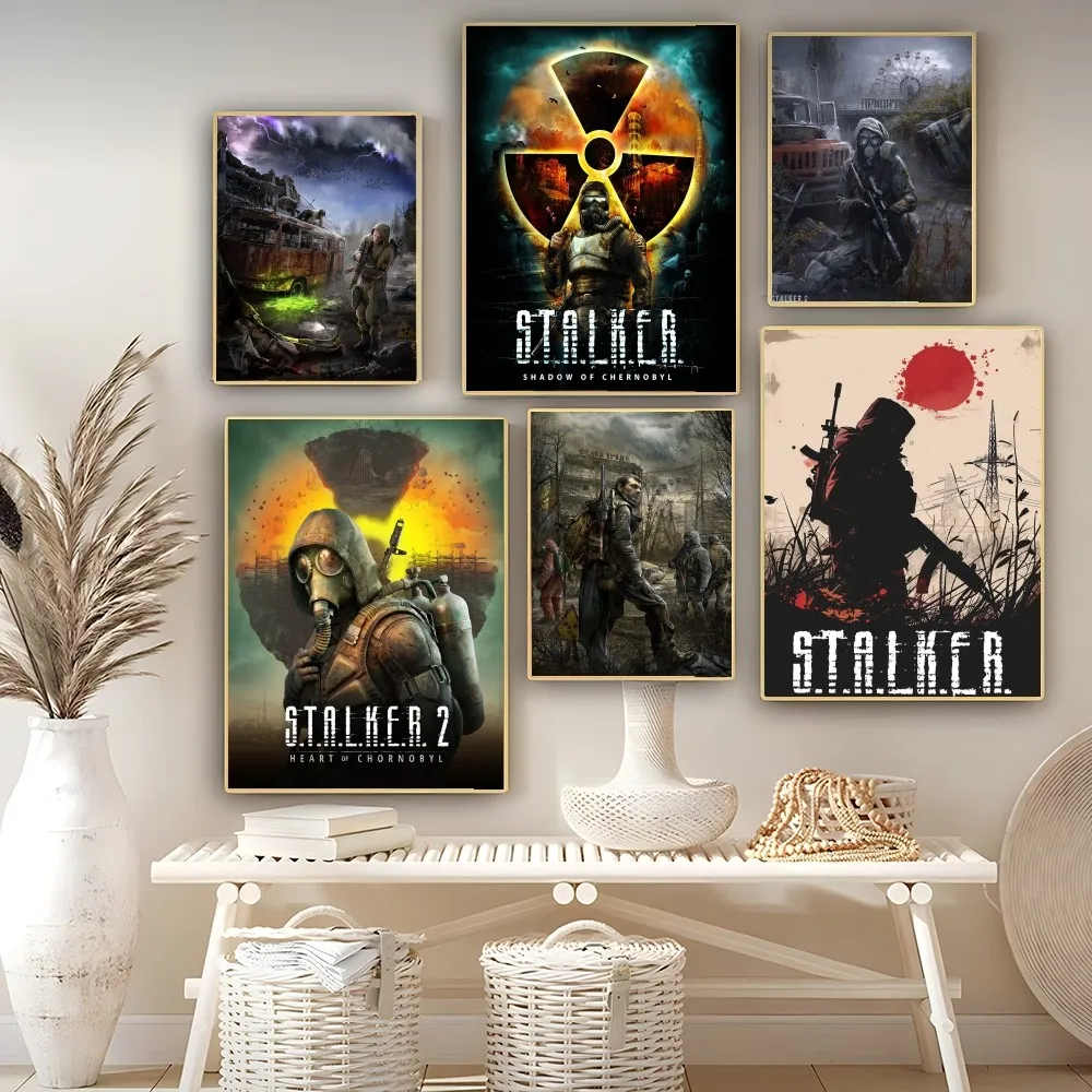 Stalker Game Self-adhesive Art Poster Whitepaper Prints Posters Artwork Home Decor