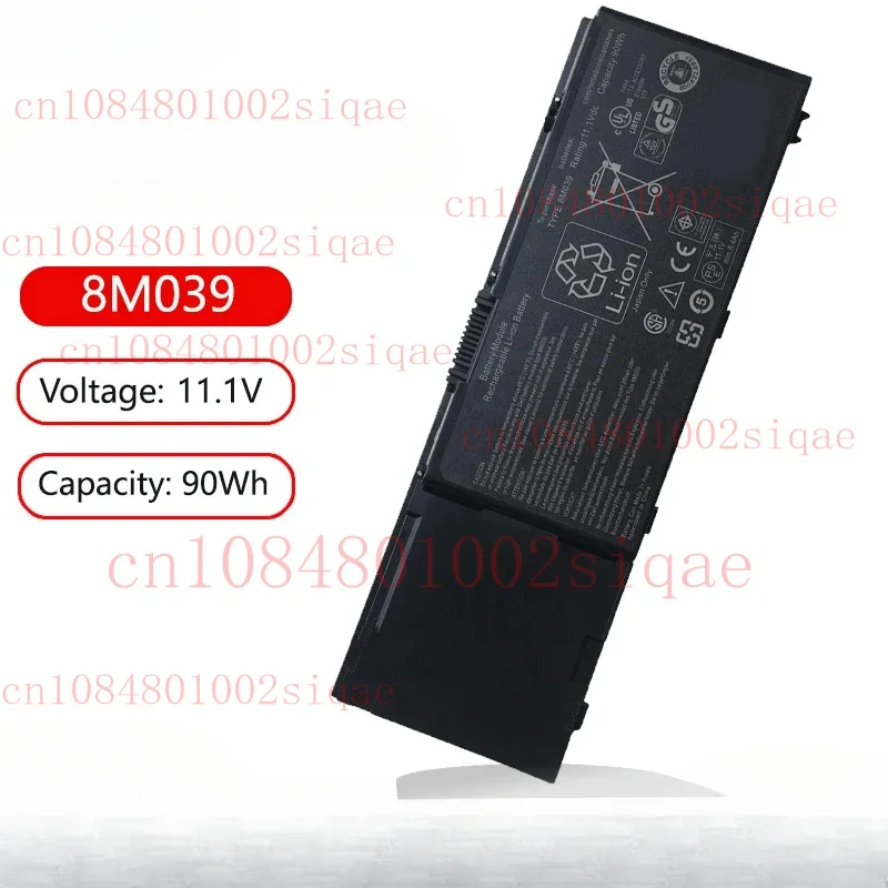 

Новый аккумулятор для ноутбука 90 Втч 8M039 для Dell Precision M6400 M6500 C565C KR854 312-0215 312-0873 4P887