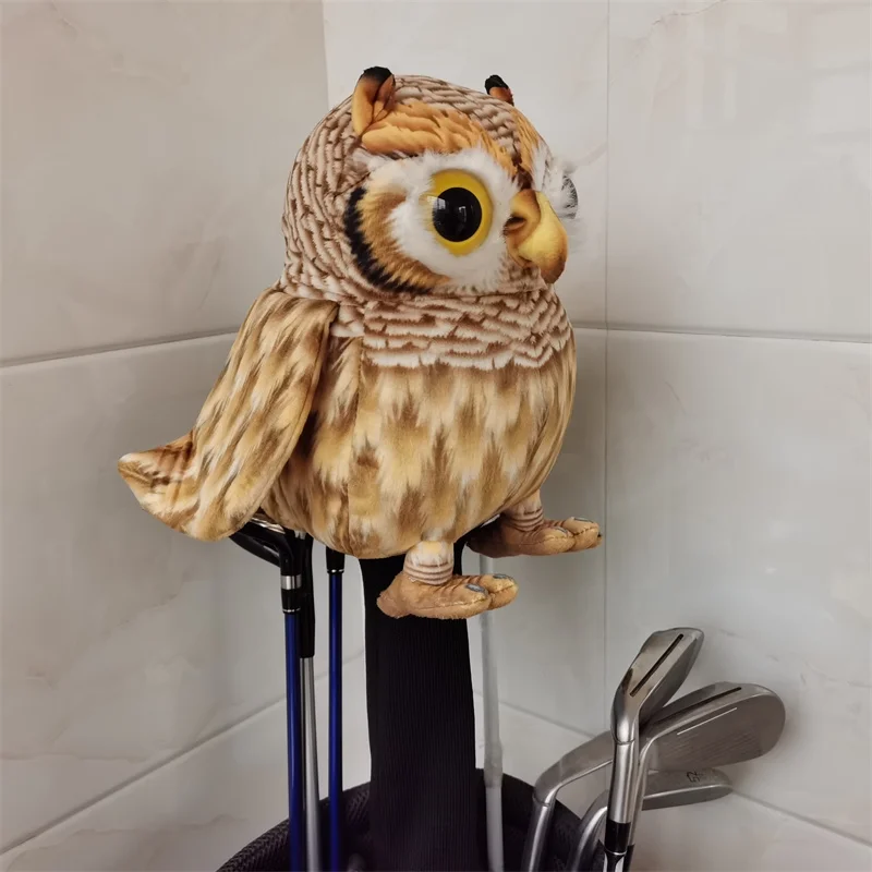 Owl Driver Head Cover Plush Golf Club 460cc Wood Headcover For Man Women