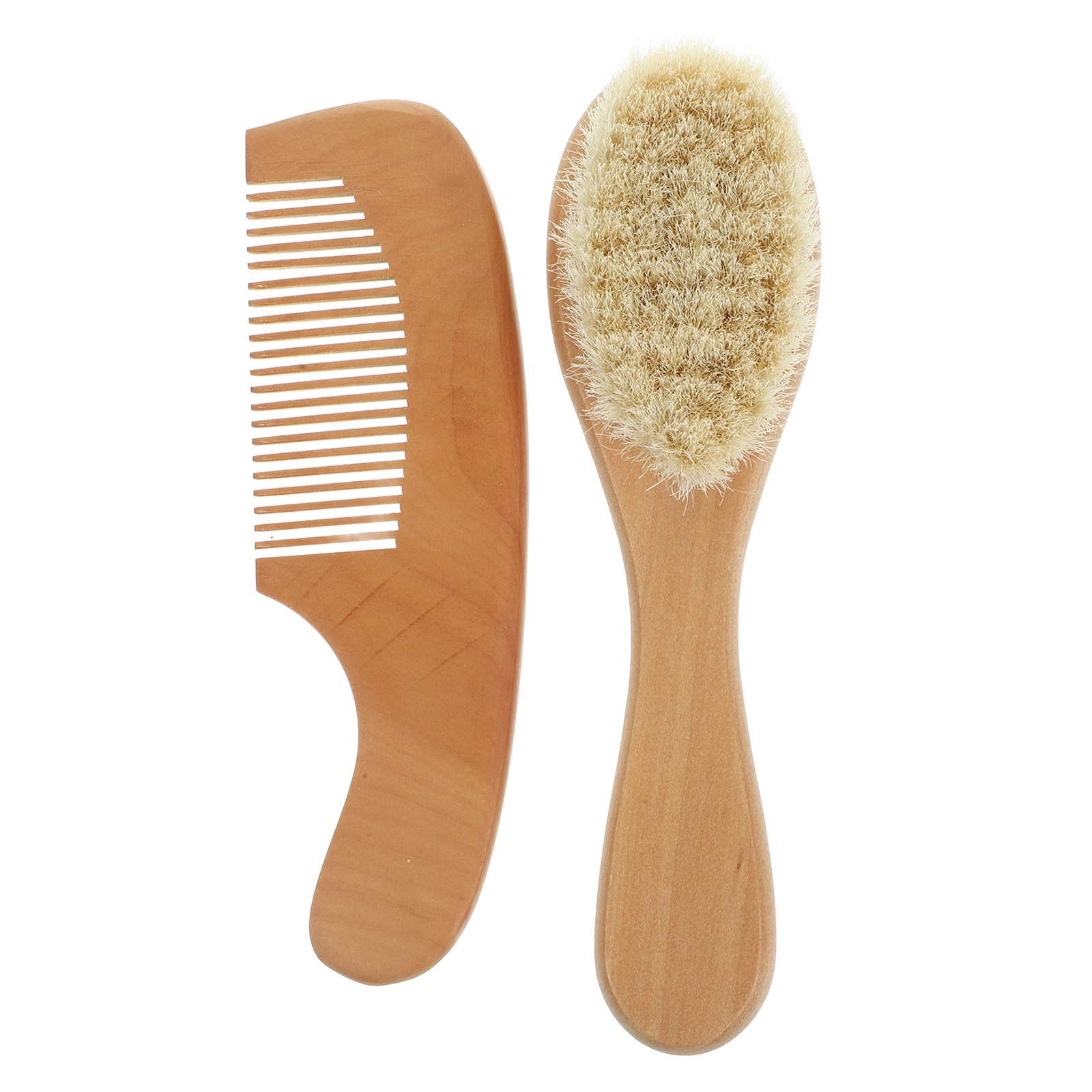 

WOONEKY деревянная расческа для массажа кожи головы, набор щеток для взрослых и детей, инструмент для ухода за ванной и душа