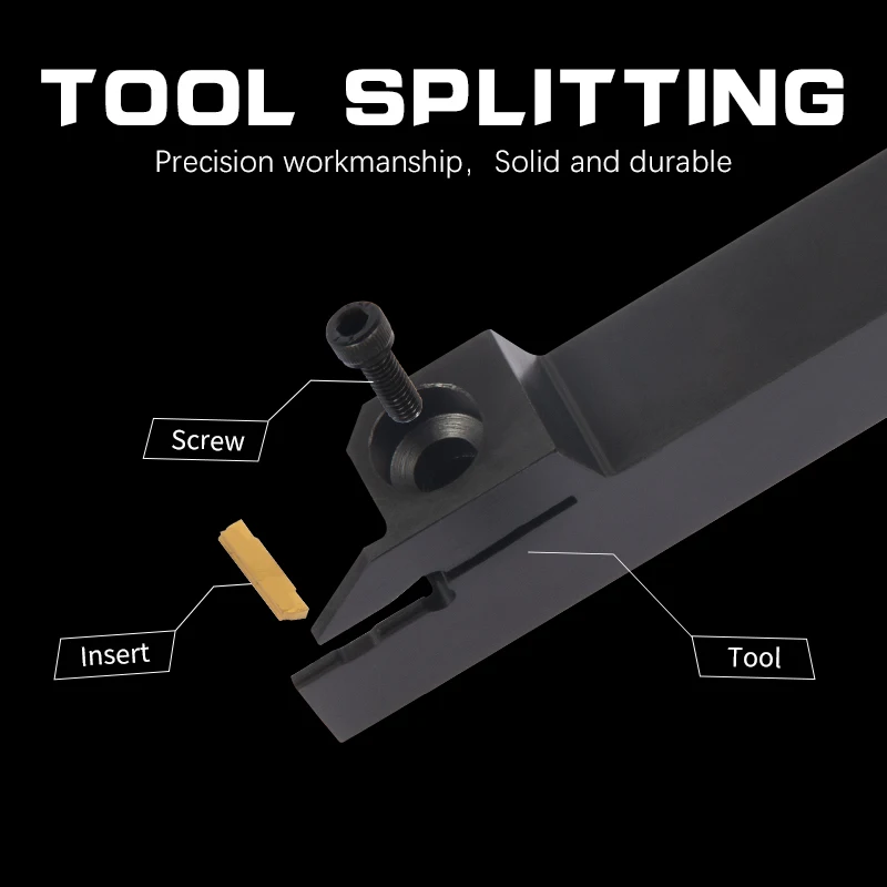 Full Series Grooving Tool Holder MGEHR1212 MGEHR1616 MGEHR2020 MGEHR2525 Slotting Turning Tool for Carbide Grooving Insert MGMN
