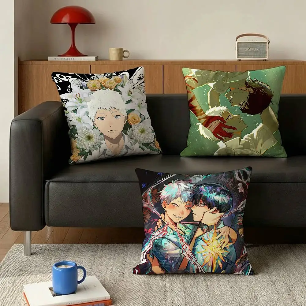 Anime T-The Summer Hikaru Died   Various Sizes Square Pillow Case For Car Home Bedchamber Decor