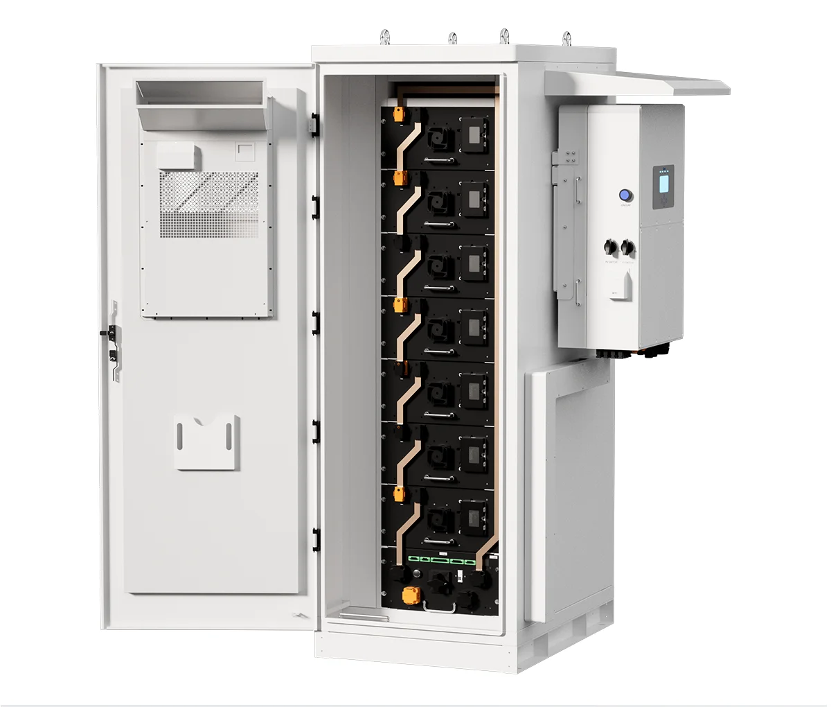 نظام تخزين الطاقة الشمسية الصناعية التجارية 30kw 50kw 100kw 200kw Lifepo4 50kwh 60kwh 100KWh 200kwh تبريد الهواء #6