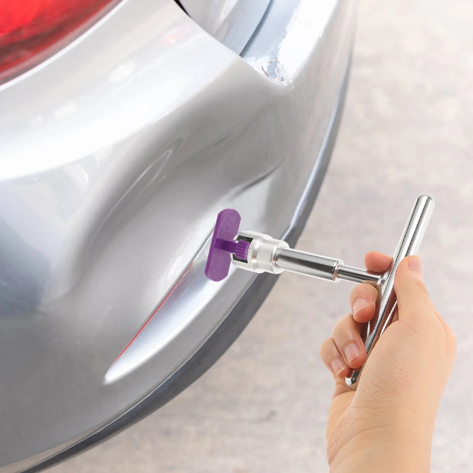 1Set Versatile Dent Puller Kit Auto Dent Removal Tool for Car Truck Bumper Repair Plastic Body Repair Tools for Small Large