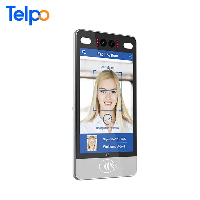 Telpo F8 IP66 Outdoor Dual Camera Face Recognition For Access Control With NFC Reader Android Or Linux System Option