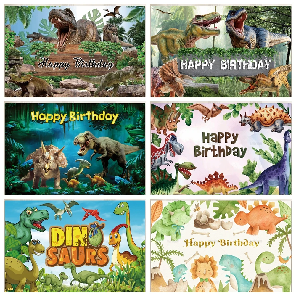 

Dinosaur Background Children's Birthday Party Decoration For Room Decoration Baby Shower Jungle Birthday Photography Backdrop