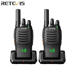 Retevis H777H Walkie Talkie Hidden Display Two-way Radio 1or 2 PCS Walkie-talkie PMRFRS Communication Radio Portable for Camping