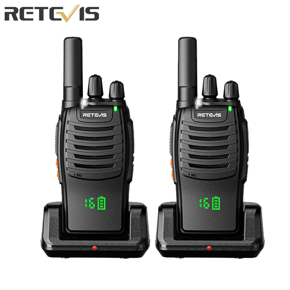 Retevis Walkie Talkie H777H Hidden Display Two-way Radio 1/2 PCS Walkie-talkie PMR/FRS Communication Radio Portable for Camping