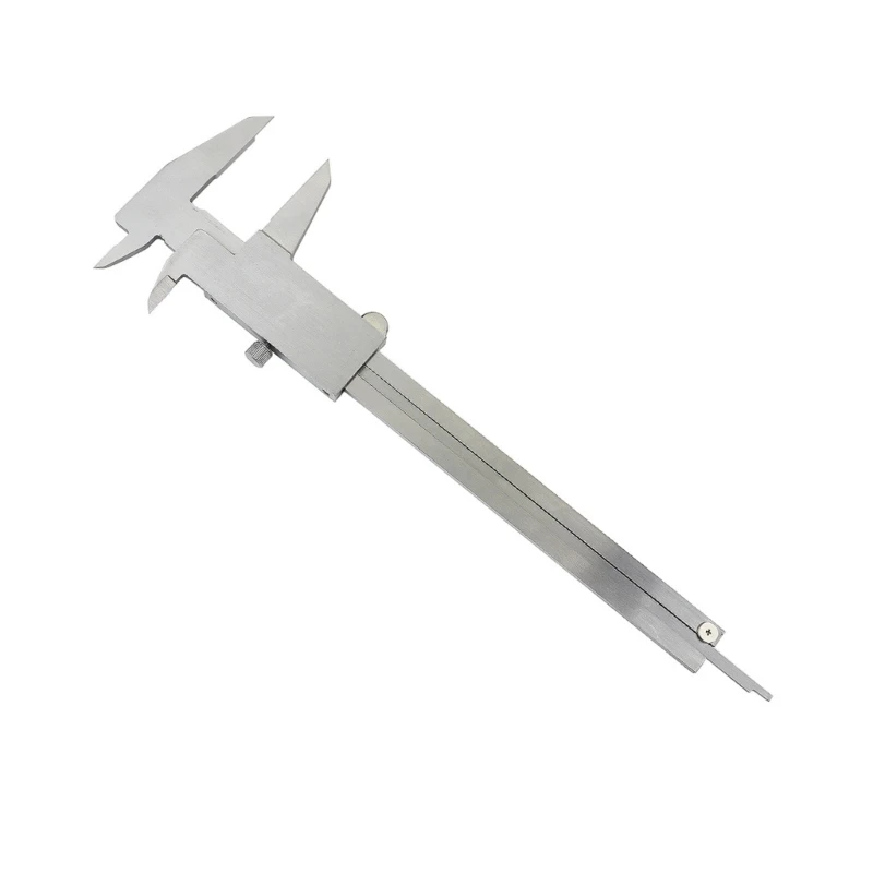Vernier Caliper for Depth Thickness Measurement 0-150mm/0-6in Measuring Instrument Tool Woodworking Ruler