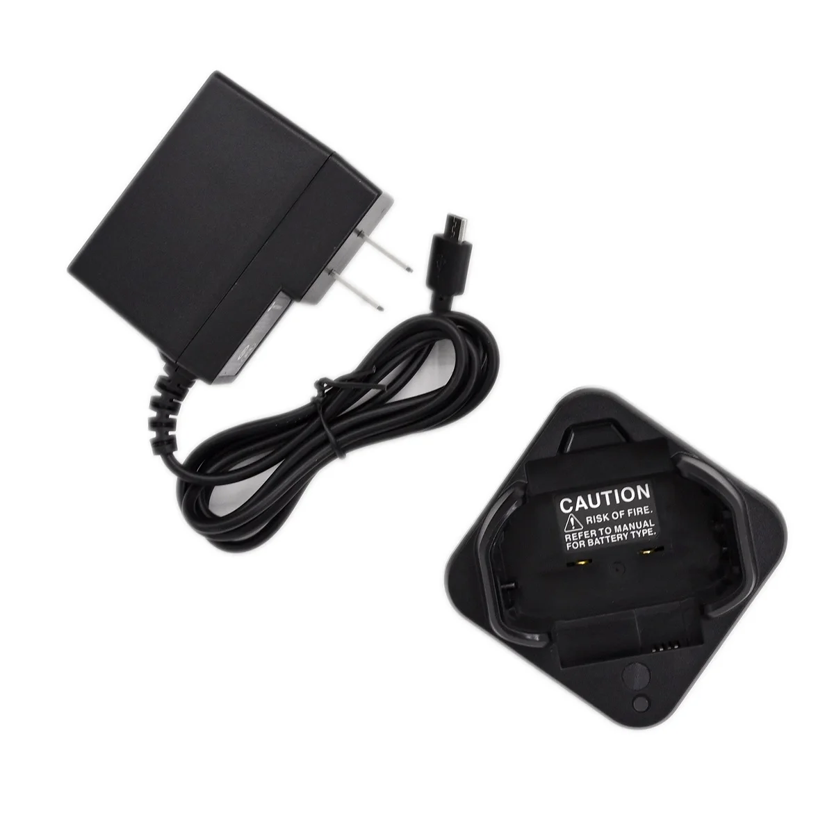 CD-66 Desktop Charger Tray & AC Plug Adapter for Motorola Vertex EVX-S24 Series Ham Two Way Radio Accessory