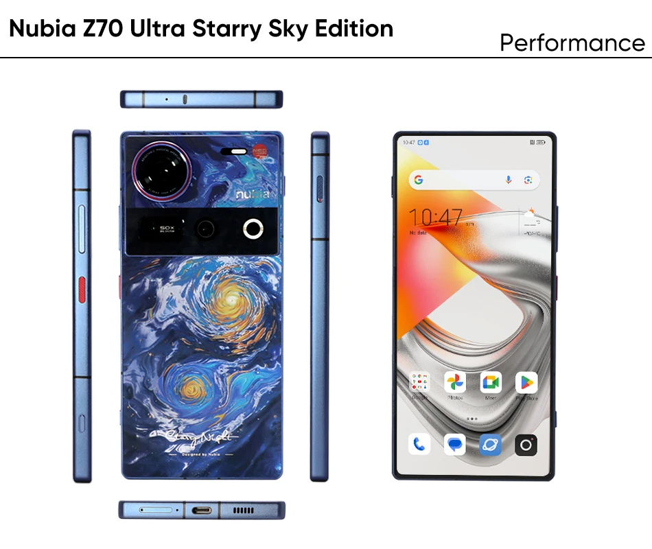 nubia Z70 Ultra 5G Global Smartphone Version Snapdragon 8 Elite '144Hz OLED Display mAh Akku 64MP Kamera Android 15 – Detail 6