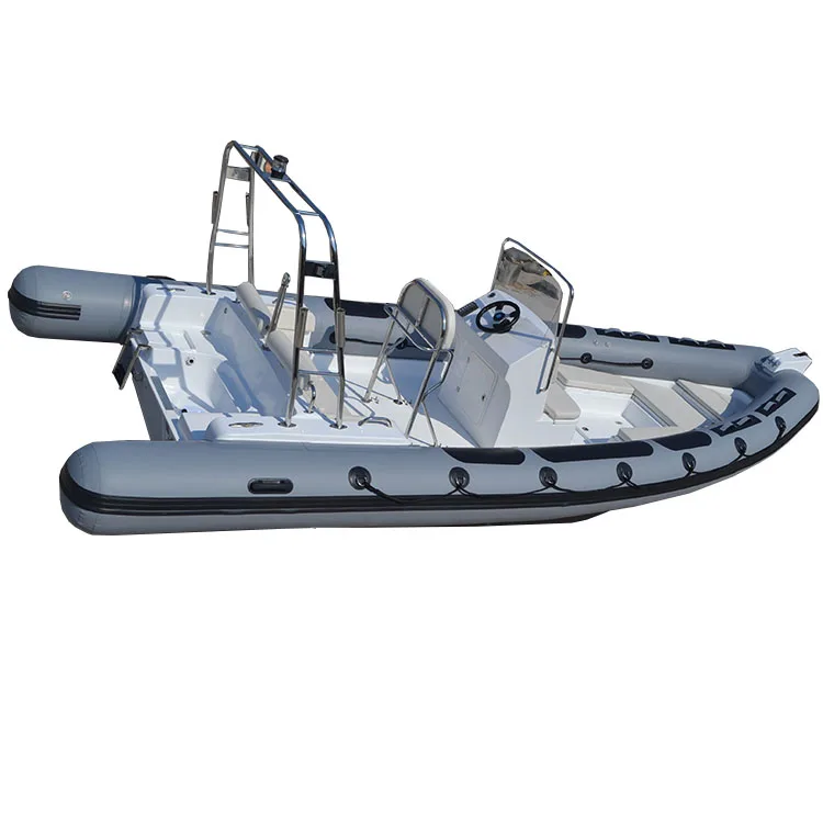 Durable PVC Hypalon Material Rib Fiberglass Inflatable Boat Outboard Engine Combo Set For Outdoor Surfing Folding Feature Sale!