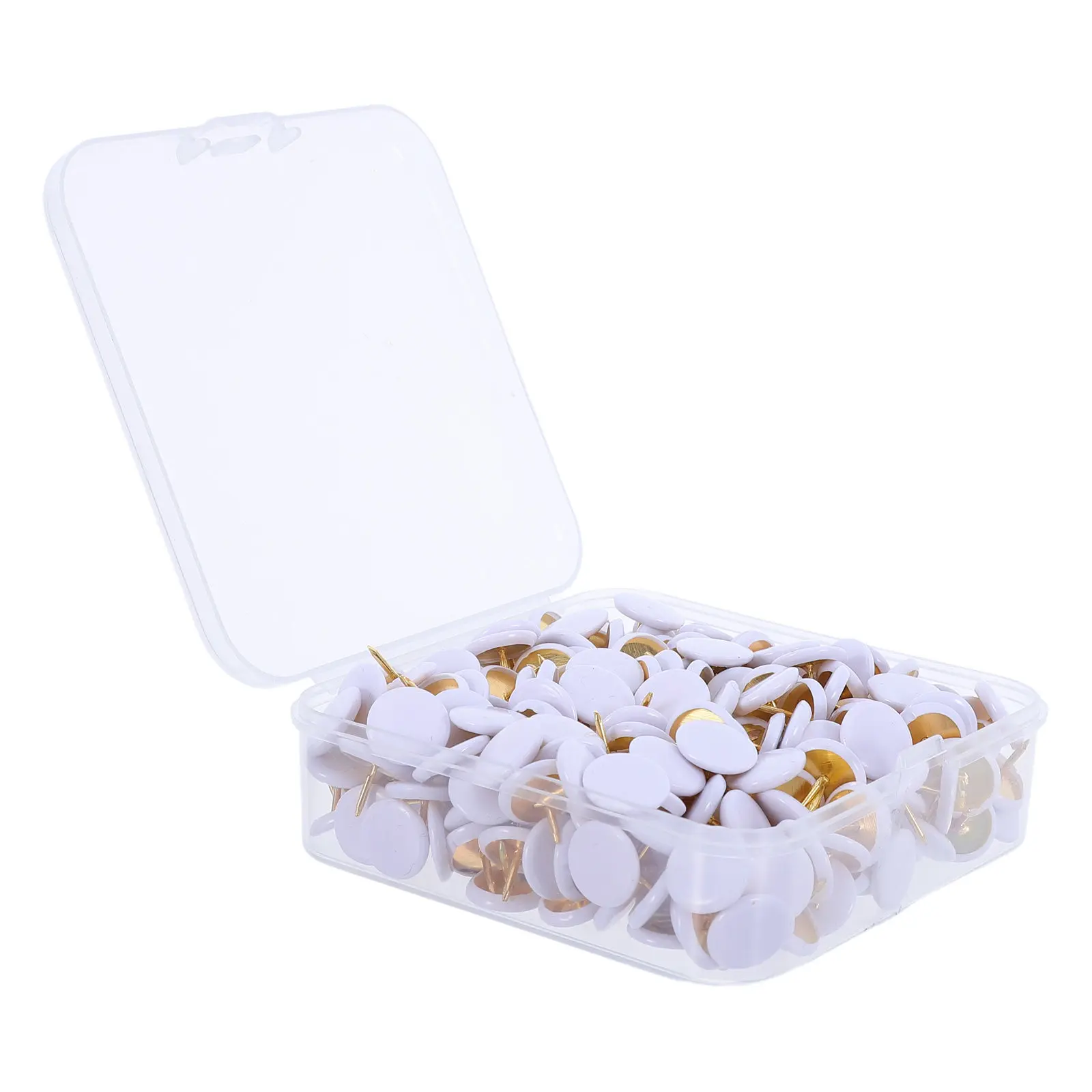 300Pcs Decorative Push Pins Candy Color Flat Head Thumbtacks for Corkboard Memo Bulletin Boards Classroom Office with Clear Box