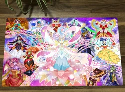 YuGiOh Melodious TCG CCG Mat Trading Card Game Mat Table Playmat Desk Gaming Play Mat Mouse Pad 60x35cm Mousepad Darmowa torba