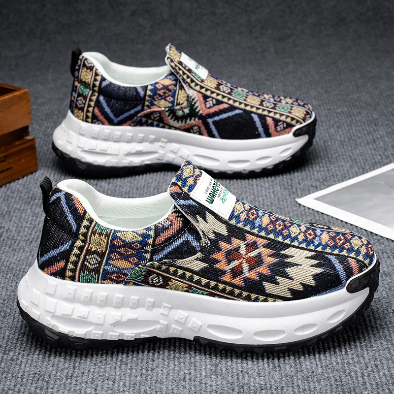

Summer 2025 Men's Thi Bot Casual Slip-On Sports oes Breathable Anti-Slip Wear-Resistant Comfortable Outdoor Leisure Fo...