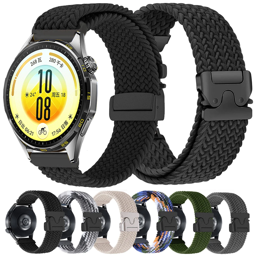 20mm 22mm Parachute Loop Strap for Huawei Watch 6/5/4 Pro GT 7 7Pro 46mm GT6 GT5 band For Garmin Venu4 3 2 SQ Bracelet Watchband
