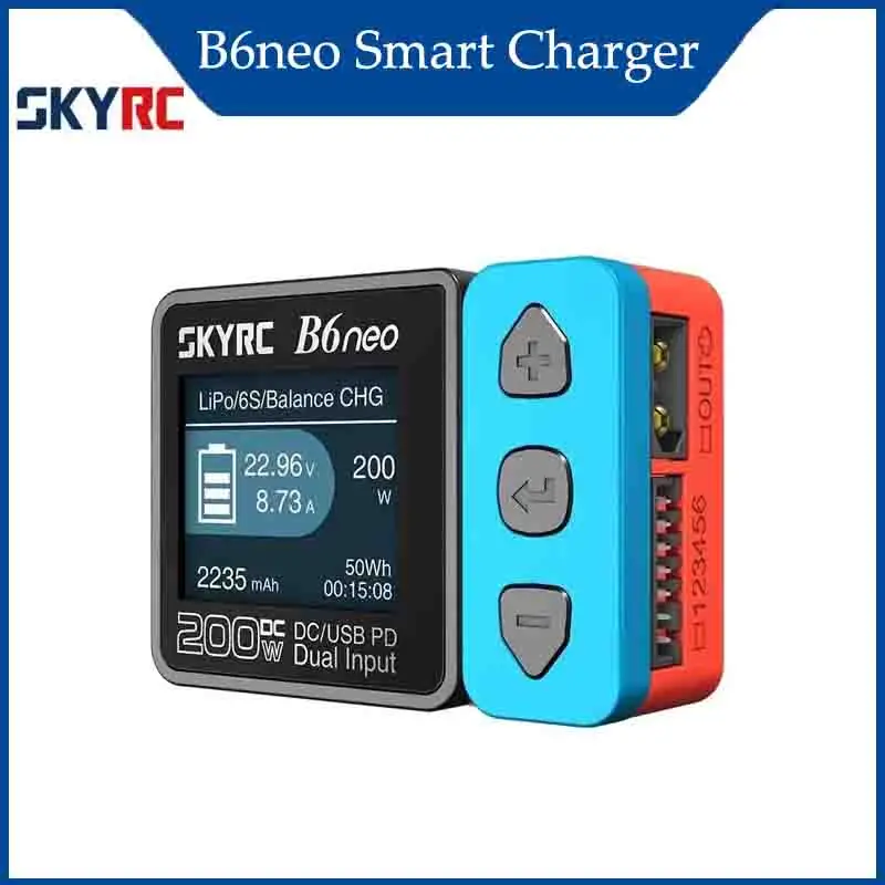 

SKYRC B6neo Умное зарядное устройство LiPo Балансное зарядное устройство Разрядник DC200W PD80W для радиоуправляемой модели автомобиля Лодка Самолет Дрон Квадрокоптер