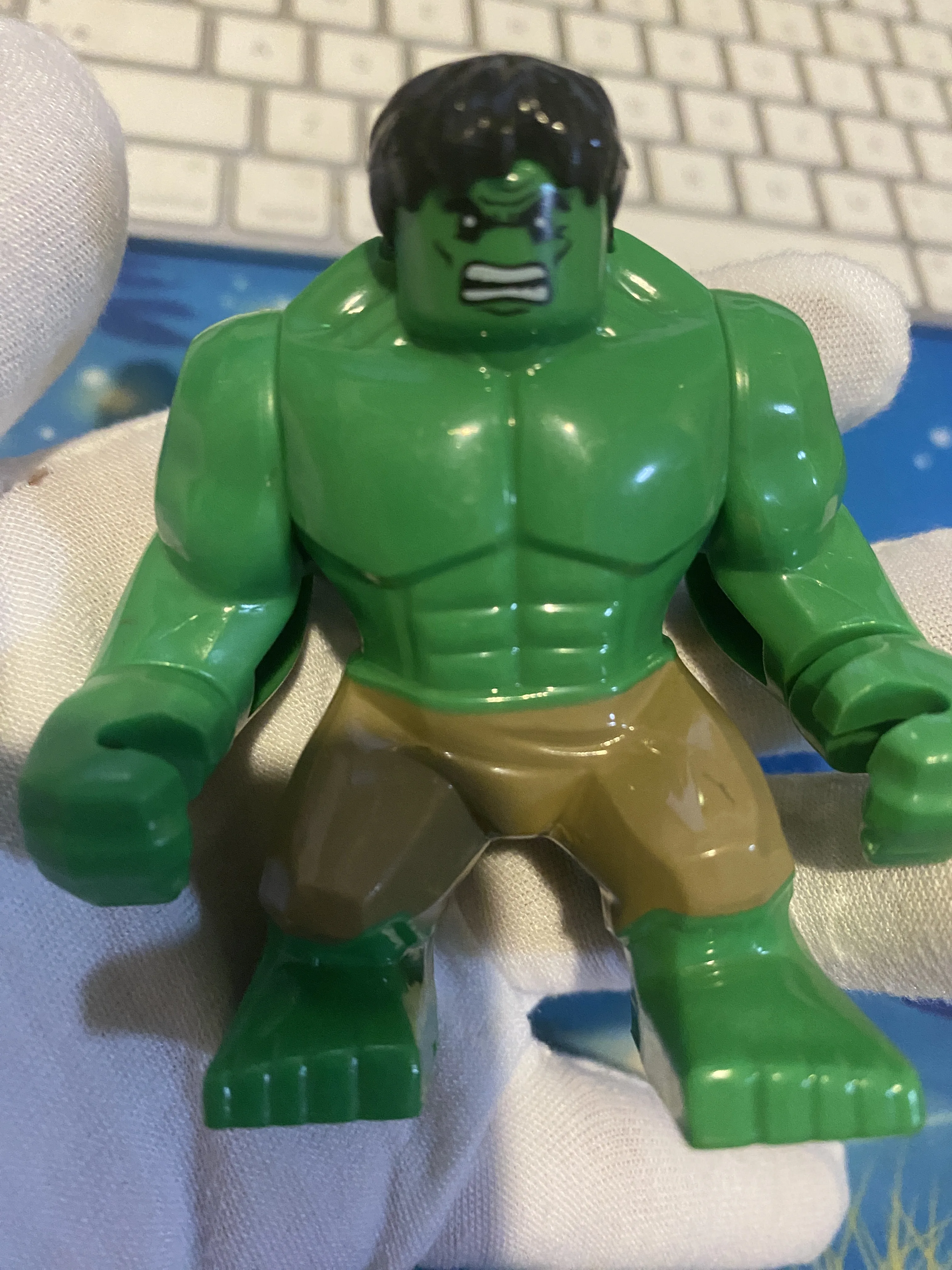 متوفر في المخزون كتل تجميع البطل الخارق MINISO شخصية Stoneman المنتقمون لعبة مكعبات البناء للأطفال للهدايا #6