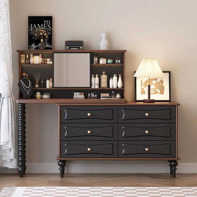 

Headdresses Dressers Storage Wooden Chest Drawers Comfortable Vanity Dressing Table Coffee Room Toilette Trucco Furniture