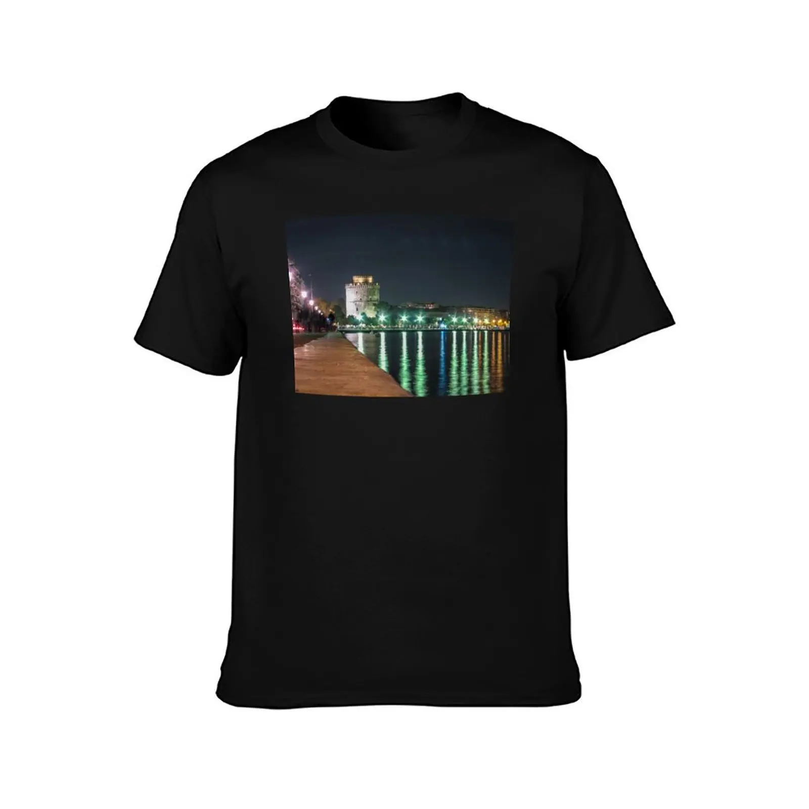 White Tower of Thessaloniki T-Shirt anime t shirts anime figures custom t shirt compression shirt men