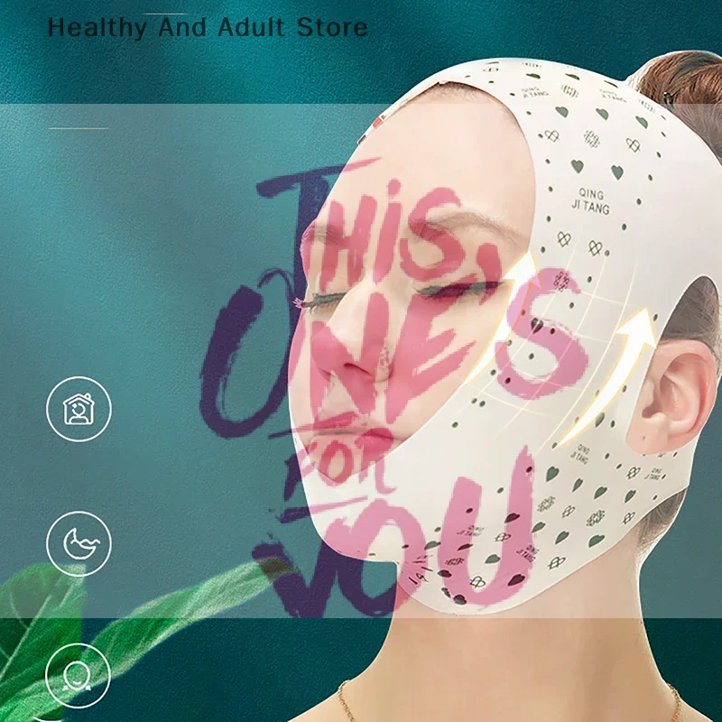 Cinturón adelgazante facial en V, vendaje para mejillas faciales, banda de elevación firme, correa antiarrugas