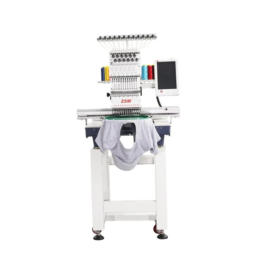 computerized embroidery machine single head t-shirt embroidery computer machine