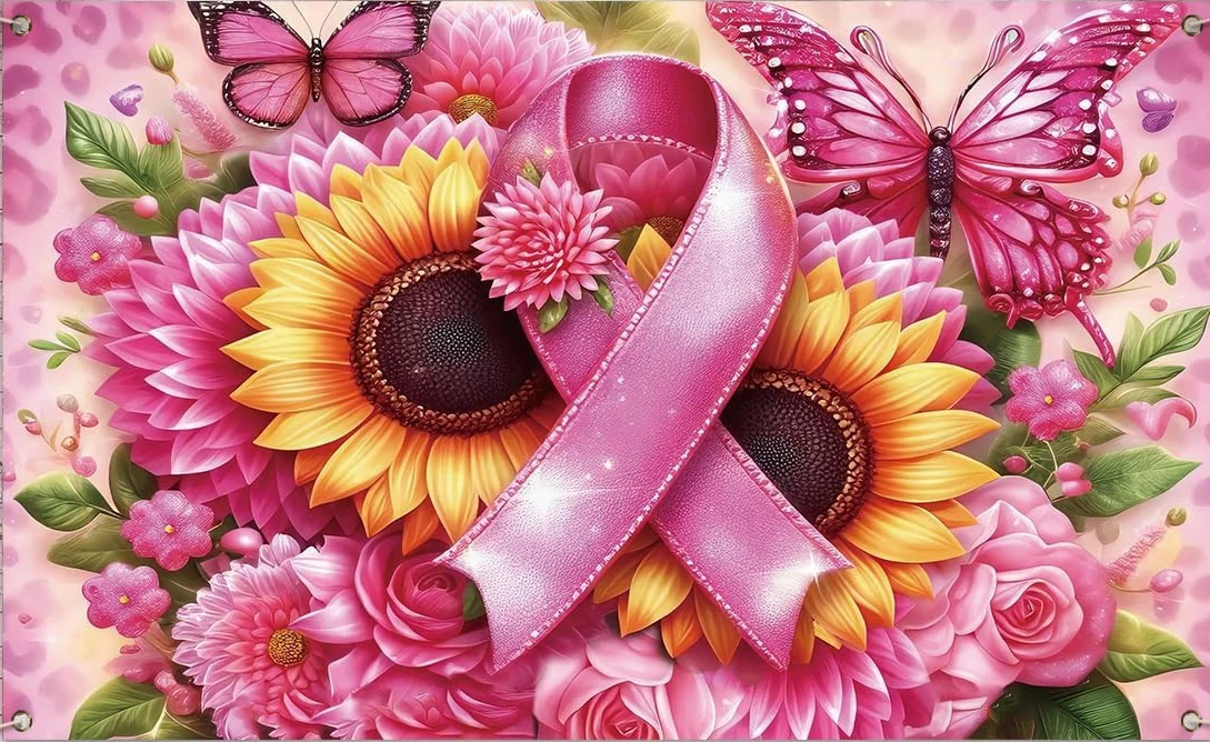 존슨 유방암 해바라기 나비 배경 고품질 컴퓨터 인쇄 웨딩 사진 스튜디오 배경