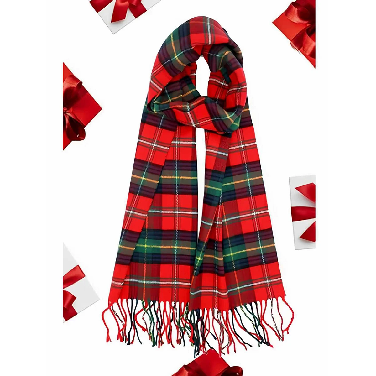 1pc classic plaid ultra soft a - Muffler Men Wool avis et prix