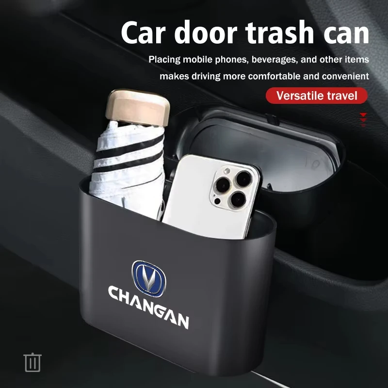 Car Hanging Trash Can Bin Small Storage Organizer Fit Changan CS55 CS85 Alsvin Eado Hunter CS75 CS15 CS95 CS35 PLUS view 4