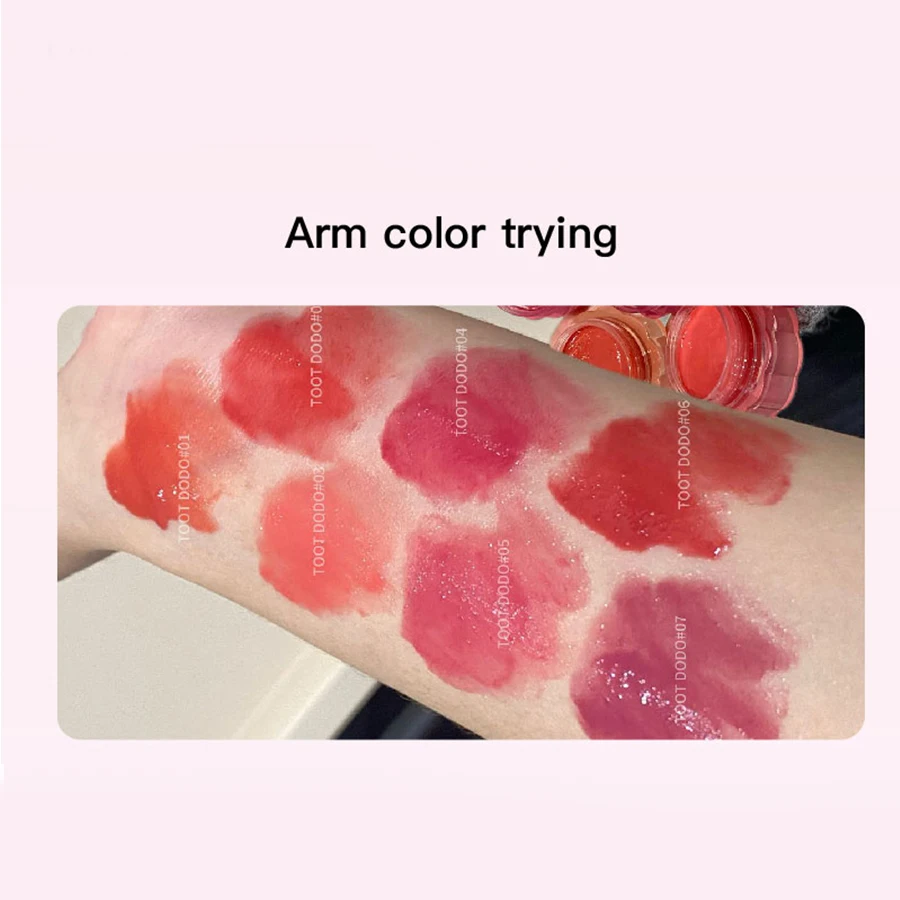 ملمع شفاه مرطب من توت دودو، ملمع شفاه مائي، مرطب ومغذي، ألوان عالية للغاية، يدوم طويلاً، غير يتلاشى، ملمع شفاه غير لاصق #6