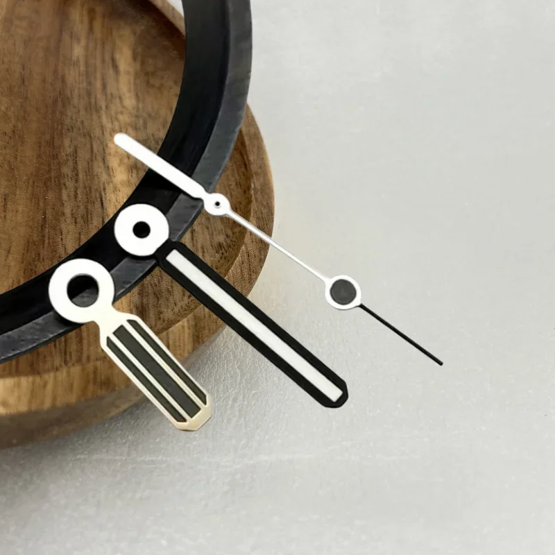 GMOGAR żółte 8.7*13*13.5mm zielone świecące wskazówki zegarka dla AP Royal Oak NH35 NH36 ruch podwyższone wskaźniki zegarka akcesoria