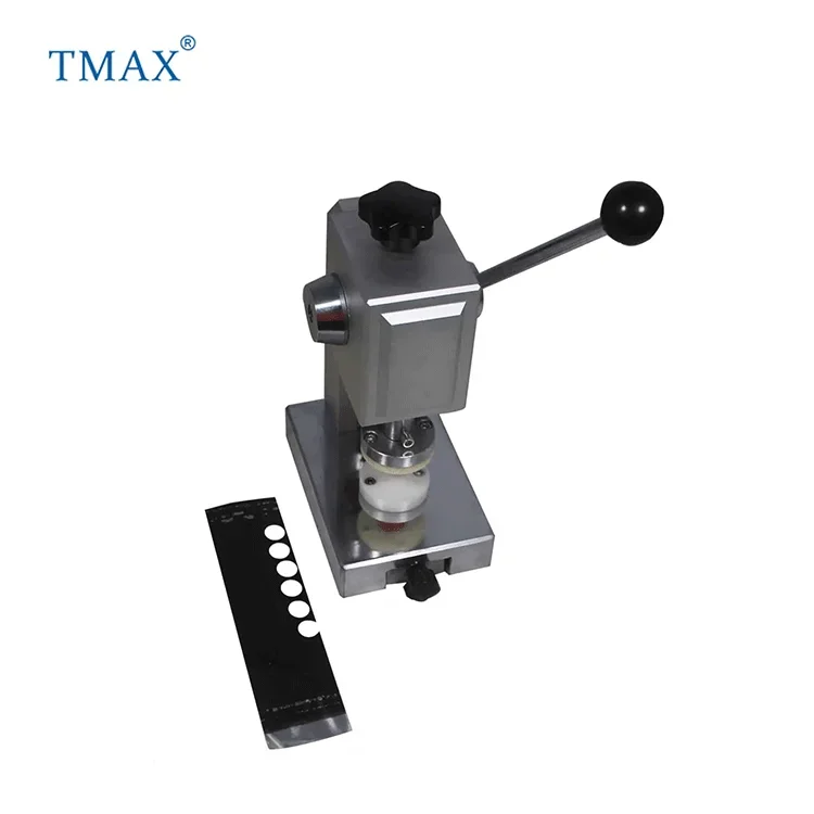 

TMAX brand Small Manual Hand Coin Press Machine Disc Punching Machine for Coin Cell Electrode and Separator