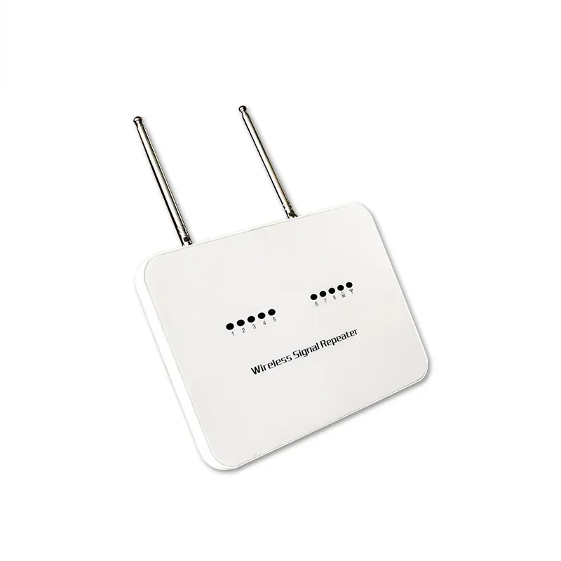 

433MHz Wireless Signal Repeater Transmitter Booster Extender for GSM PTSN WiFi Home Burglar Alarm Security System Cables